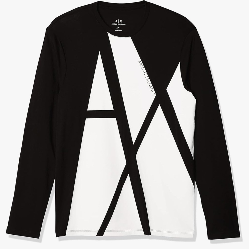 Armani Exchange men's t-shirt with "Armani Exchange" Print
